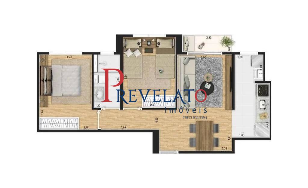 Apartamento, 2 quartos, 47 m² - Foto 9