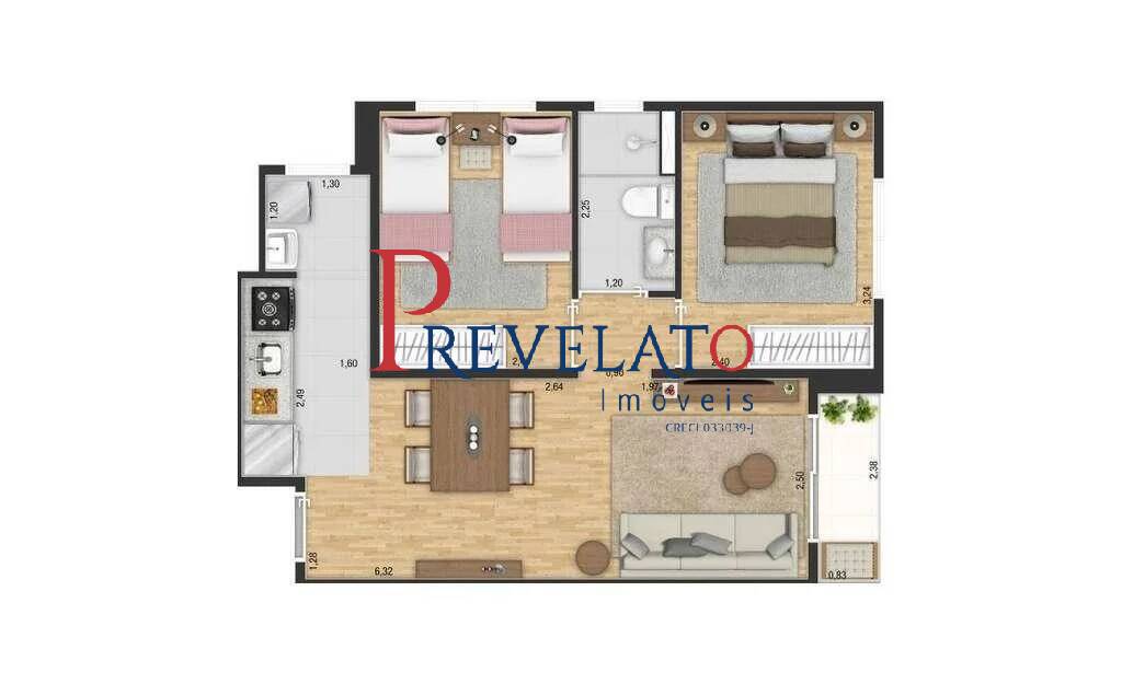 Apartamento, 2 quartos, 47 m² - Foto 14